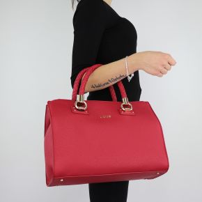 Borsa Liu Jo red bauletto Satchel Zip Manhattan N68093 E0087