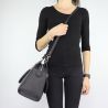 Borsa Liu Jo bauletto nero Satchel Manhattan N68099 E0087