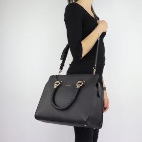 Borsa Liu Jo bolso negro, Bolso de Manhattan N68099 E0087