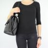 Sac Liu Jo haut-poignée Moscova noir taille M A68013 E0532