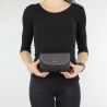 Bolso de hombro de Liu Jo CrossBody Alegría negro talla XS A68058 E0033