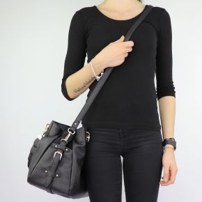 Sac de sac à dos et de l'épaule Barona Liu Jo noir taille M A68134 E0059