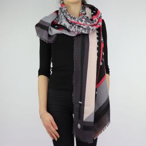 Foulard-Liu Jo 120x120 animal-lila A68247 T0300