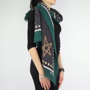 Scarf Liu Jo 110X110 Milano green A68249 T0300