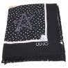 Foulard Liu Jo 120x120 logo liu jo nero A68250 T0300