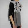 Foulard Liu Jo 70x200 floral gris A68288 T0300