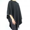 Poncho Liu Jo in schwarz mit perlen N68266 M0300