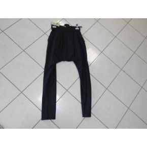 PANTALÓN DE TRAJE NEGRO CAV BAJA DE LANA