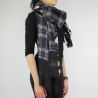 Stole Liu Jo black plaid N68313 T0300