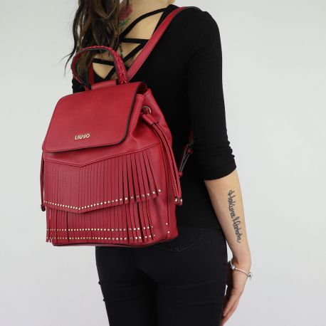 Backpack Liu Jo red Brera N68194 E0031