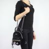 Backpack Liu Jo black velvet Brenta N68066 T9093