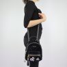 Backpack Liu Jo black velvet Brenta N68066 T9093