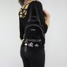 Backpack Liu Jo black velvet Brenta N68066 T9093