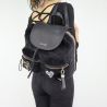 Backpack Liu Jo black velvet Brenta N68062 T9093