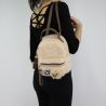 Mochila de Liu Jo de piel beige Brenta N68066 E0412