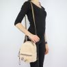 Mochila de Liu Jo de piel beige Brenta N68066 E0412