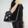 Tasche Liu Jo schwarze shopping in velours Tote Brenta N68060 T9093