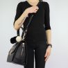 Borsa Liu Jo black hand with the handle in the fur N68117 E0037