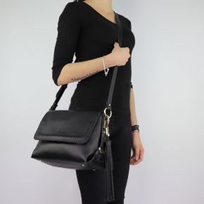 Sac à bandoulière Liu Jo Messenger Moscova noir taille M A68015 E0532