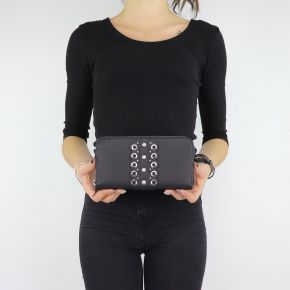 Wallet Liu jo black with studs Dock rock N68174 E0007