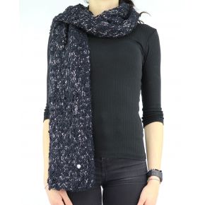 Bufanda de Liu Jo boucle de lentejuelas negro A68284 M0300