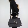 Borsa Liu Jo noir à la main avec la poignée dans la fourrure de Cordusio N68116 E0037