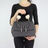 Borsa Liu Jo negro de la mano con el mango en la piel Cordusio N68116 E0037