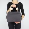 Borsa Liu Jo negro de la mano con el mango en la piel Cordusio N68116 E0037