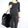 Borsa Liu Jo fur black Shoulder Hobo Dock black N68041 E0218