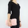 Borsa Liu Jo fur pink shoulder Crossbody Dock N68040 E0218