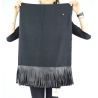 Stole Liu Jo 70x180 fringe black A68252 T0300