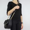 Borsa Liu Jo de terciopelo negro en el hombro Comasina CrossBody N68108 T0258