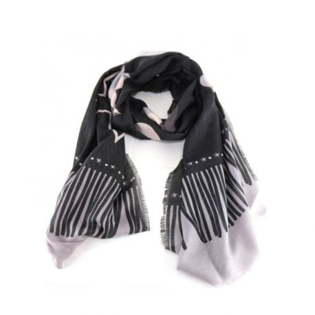 Foulard Liu Jo lima 70x200 noir A68245 T0300