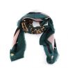 Foulard Liu Jo 120x120 animalier verde A68247 T0300