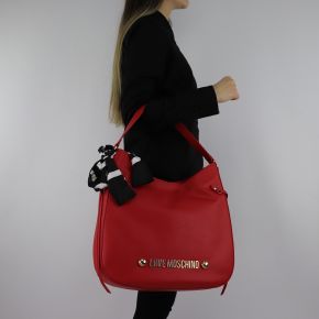 Borsa Love Moschino rossa con foulard JC4311PP06KU0500