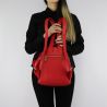 Mochila de Love Moschino rojo con corazones rojos, JC4323PP06KW0500