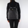Backpack Love Moschino black quilted JC4202PP06KA000A