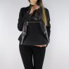 Zaino Love Moschino nero con scritta peace JC4270PP06KJ0000