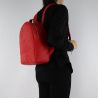 Mochila de Love Moschino de color rojo acolchado con logotipo bordado JC4263PP06KI0500