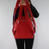 Rucksack Love Moschino rot gesteppt mit gesticktem logo JC4263PP06KI0500