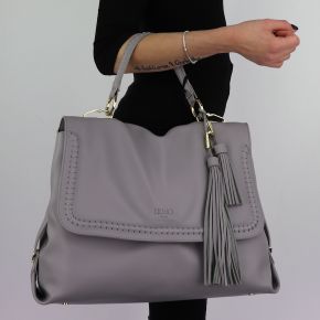 La bolsa de la Liu Jo superior de la manija de Moskva gris talla L A68012 E0532