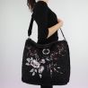 Borsa Monospalla Liu Jo Hobo Darsena con fiori ricamati taglia L A68035 T6795