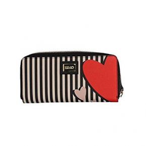 Wallet Liu Jo Zip Around Hawaii black lines N18160 E0450