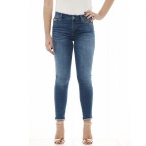 Bottom-up Jeans Liu Jo Deporte Divina azul con perlas