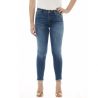 Jeans Bottom-up Liu Jo Sport Divine blu con perle