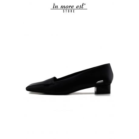 DECOLLETE' LOW-BLACK CALF