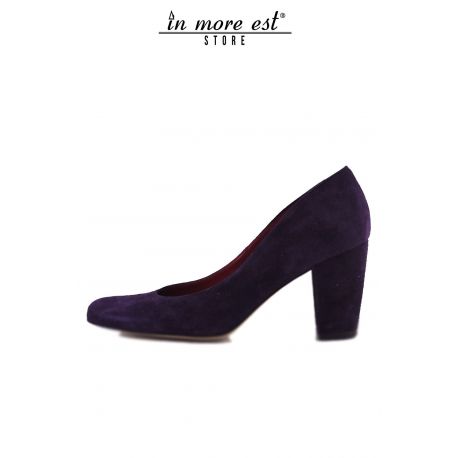 DECOLLETE' MEDIUM SUEDE PURPLE