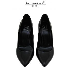 DECOLLETE' MEDIUM TIP BLACK CALF