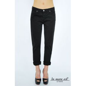 JEANS NERO ELASTICIZZATO