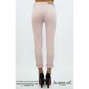 JEANS ROSA ELASTICIZZATO